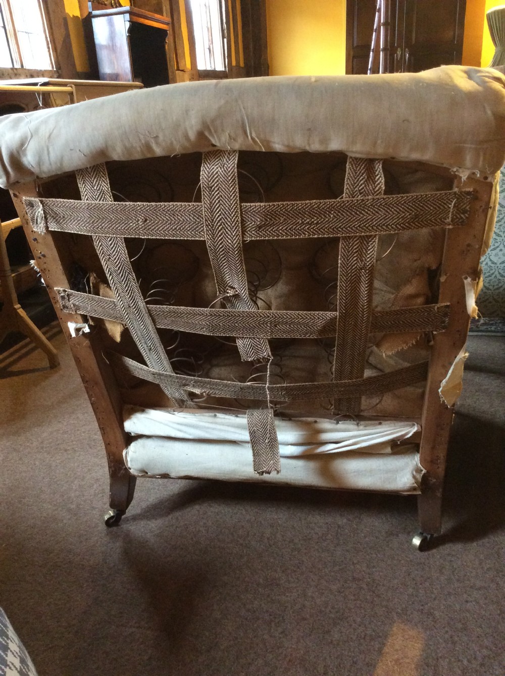 Early 20thC Howard & Sons Bridgewater armchair View III