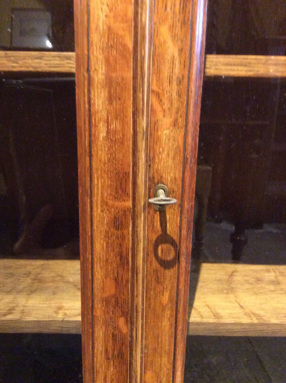 19thC Oak table top bookcase View II
