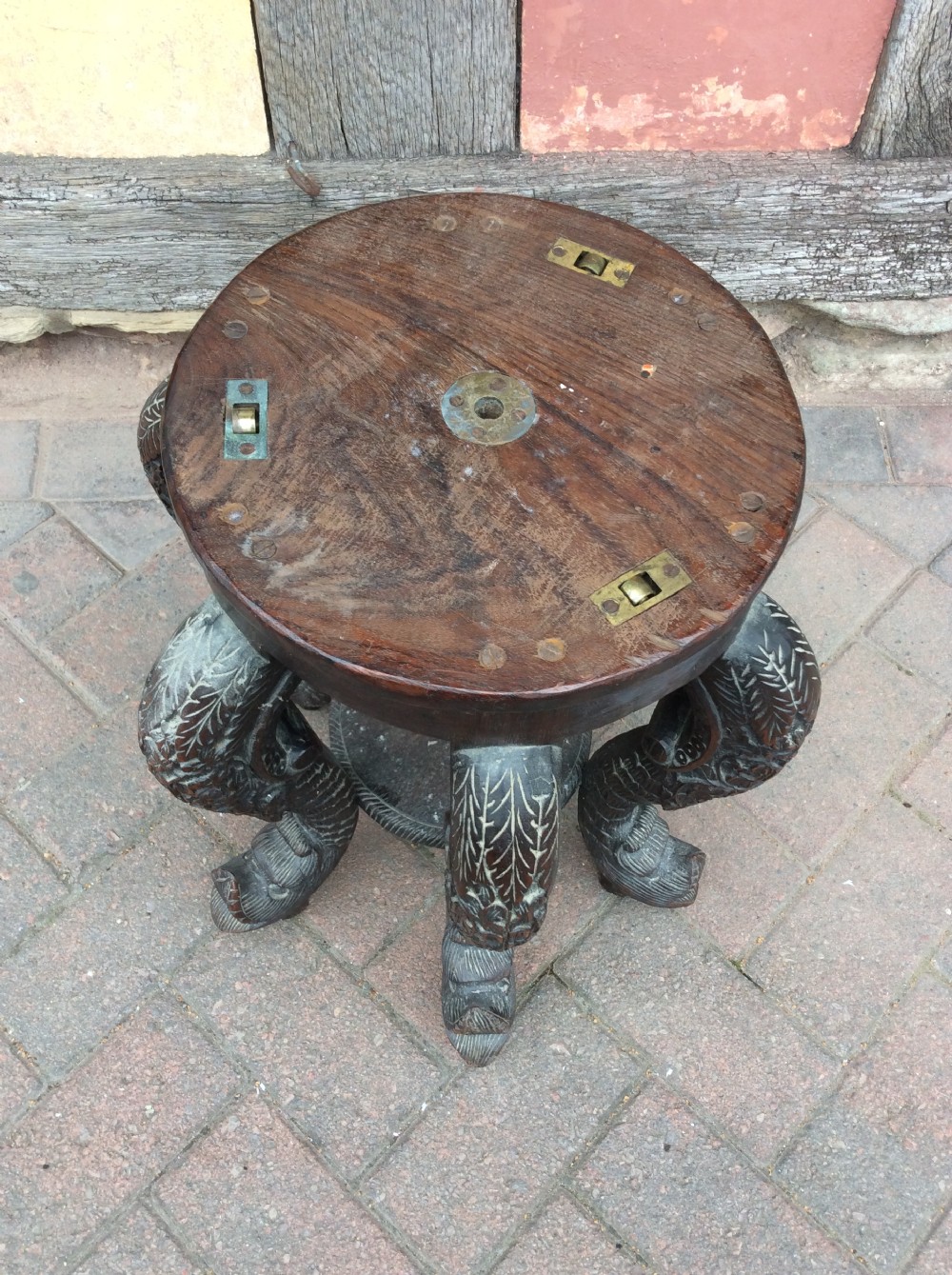 19thC Carved Burmese table View II
