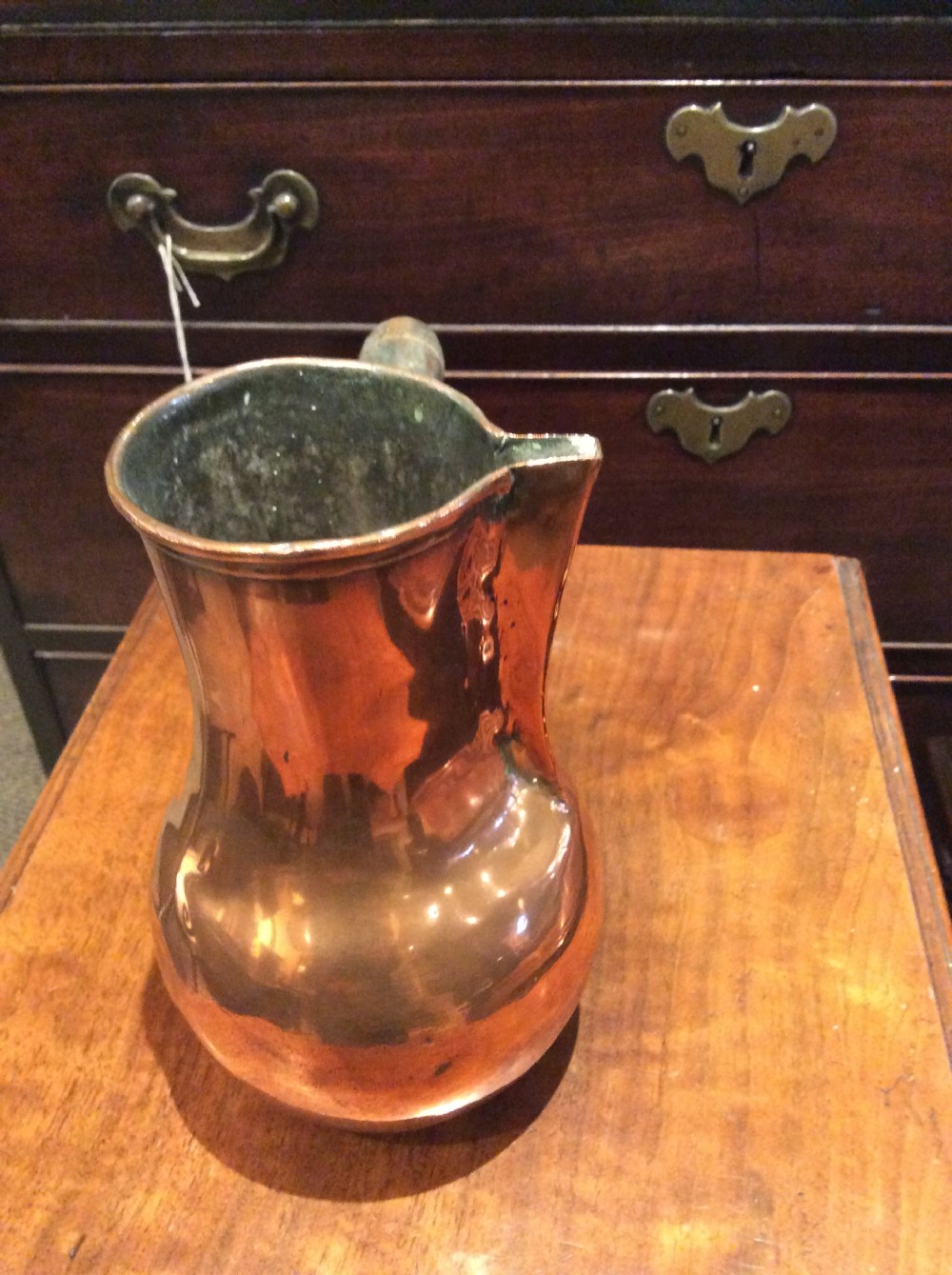 Georgian copper chocolate pot View IV