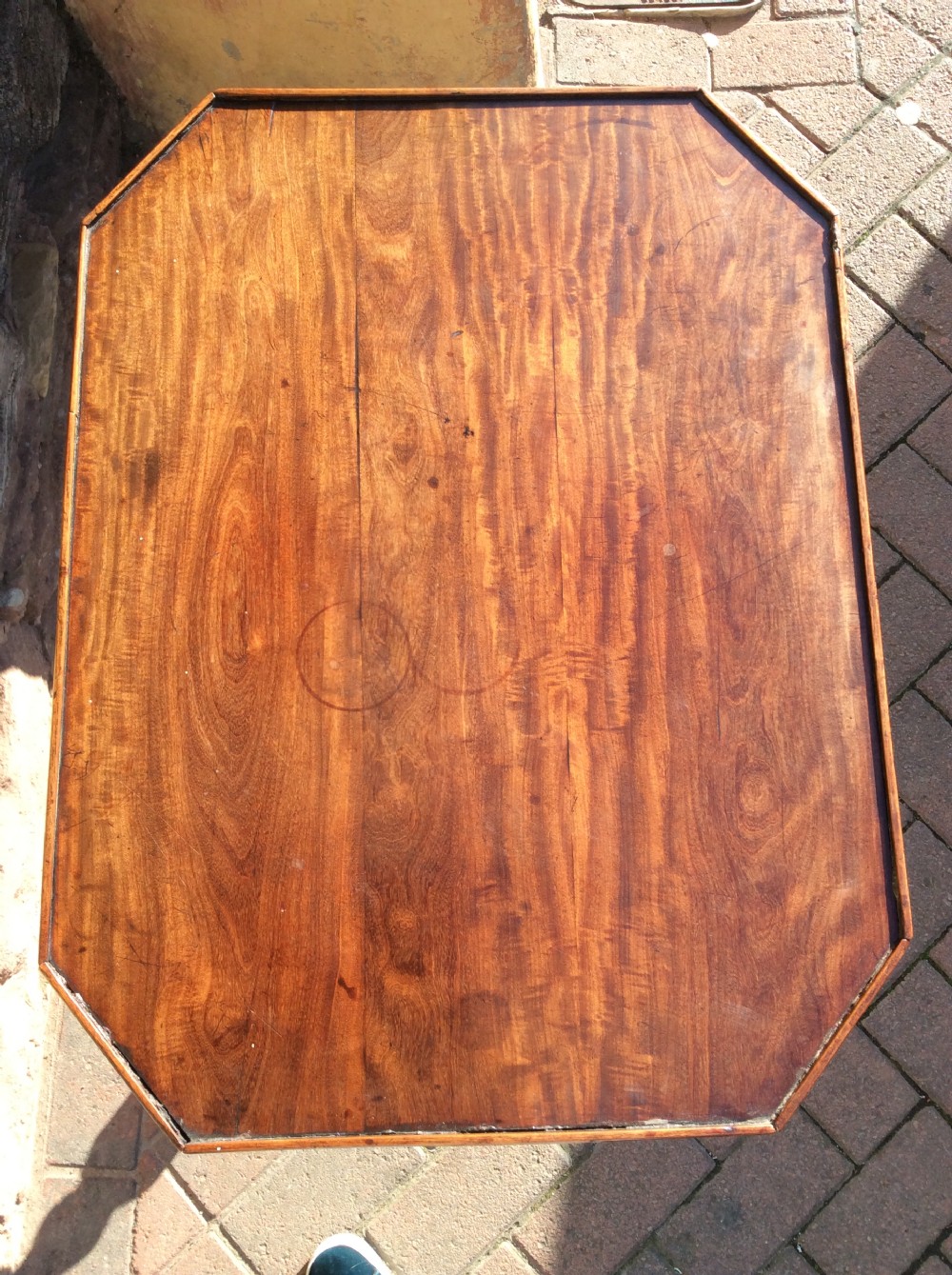 19thC Mahogany tripod table View V