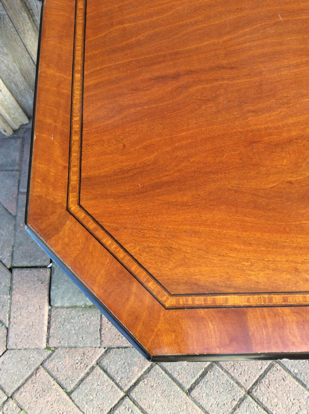 Late 19thC two tier mahogany table View VI
