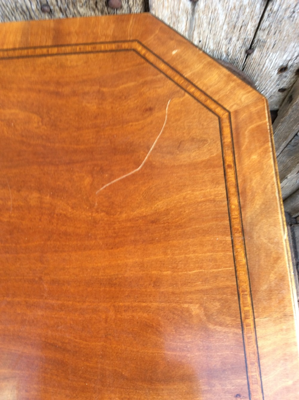 Late 19thC two tier mahogany table View VII
