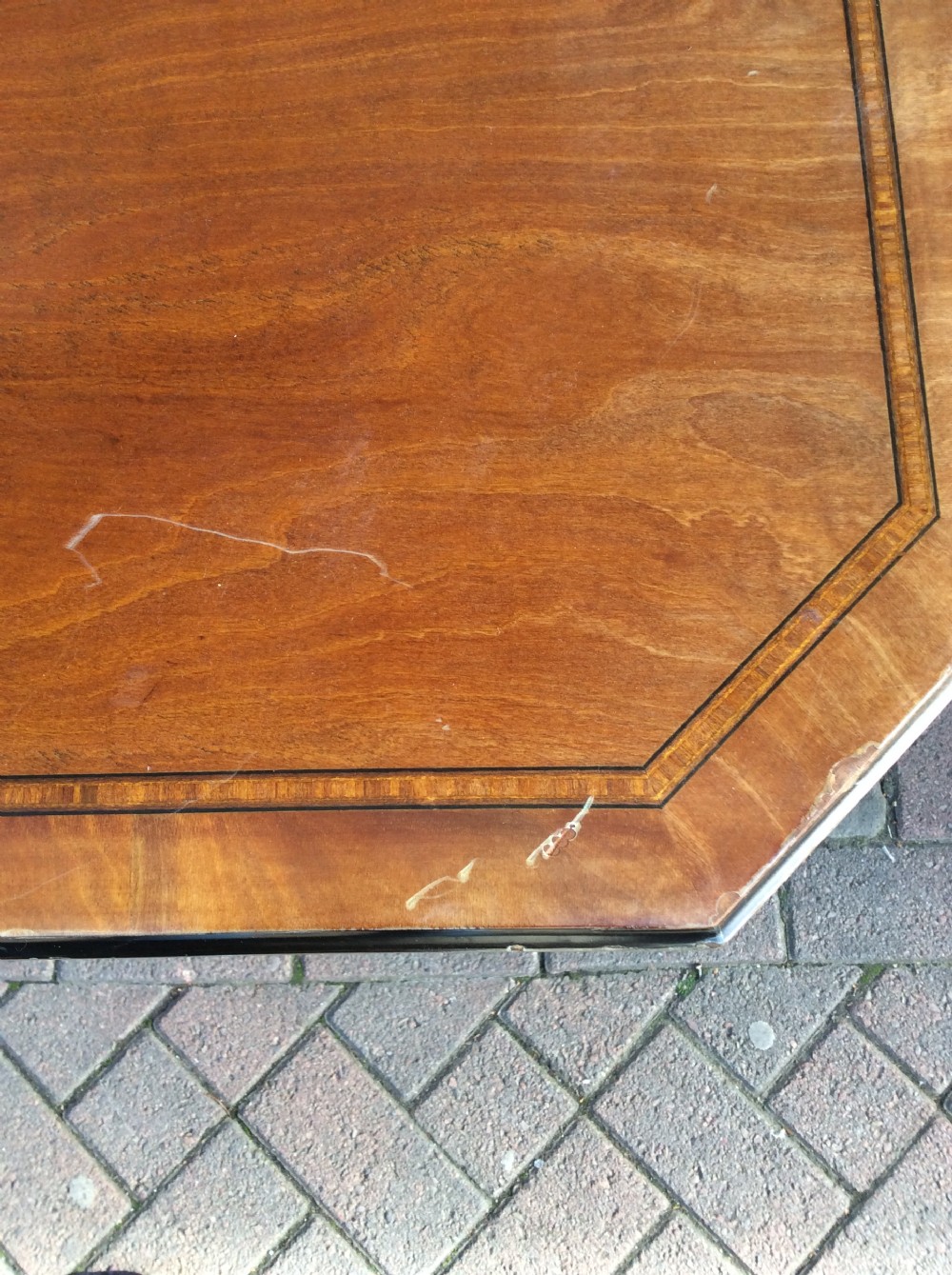 Late 19thC two tier mahogany table View VIII