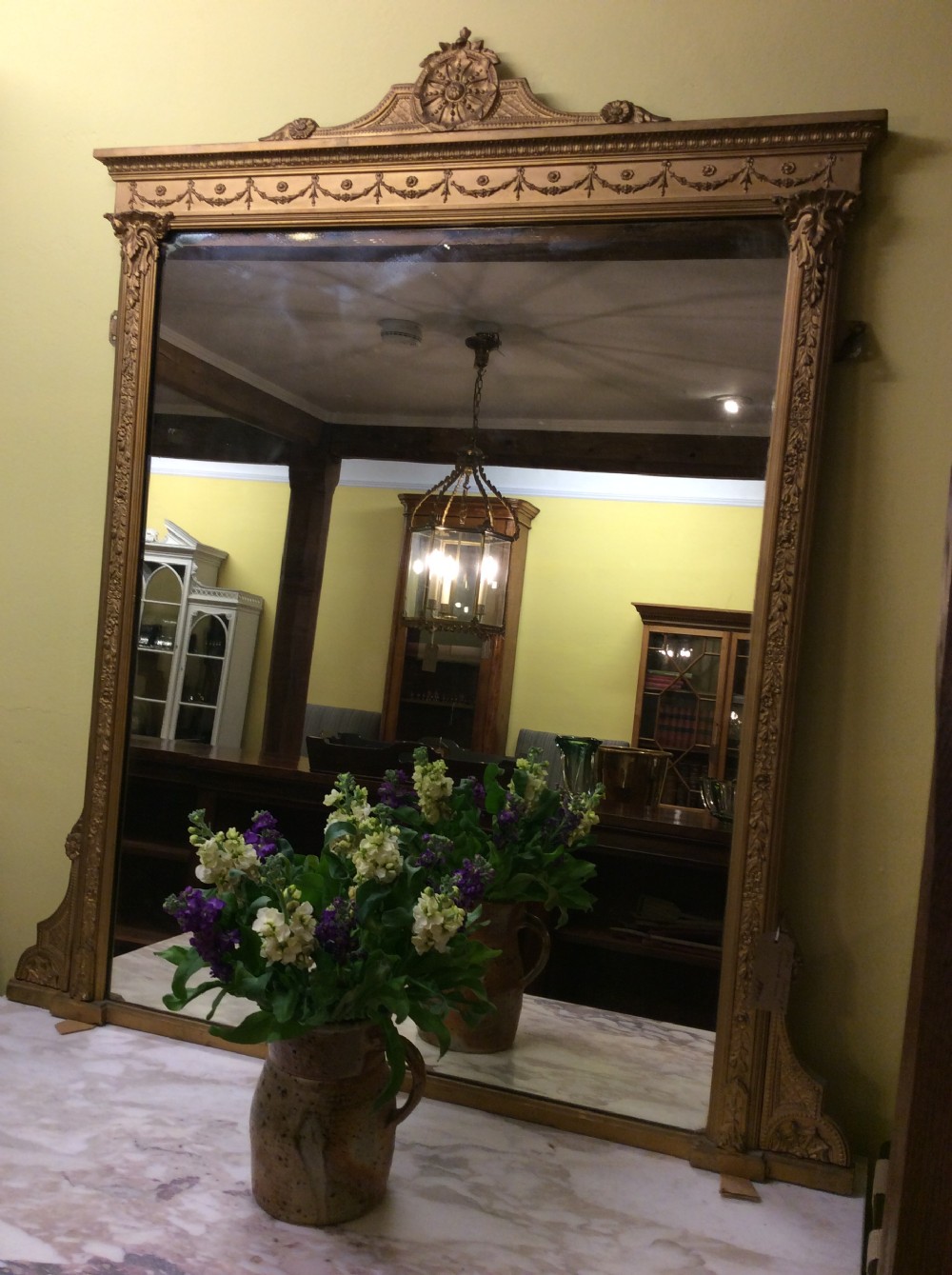 19thC overmantle mirror View V