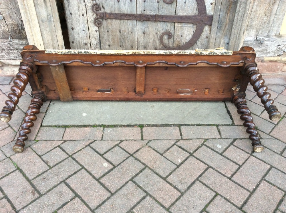 19thC Oak window seat View V