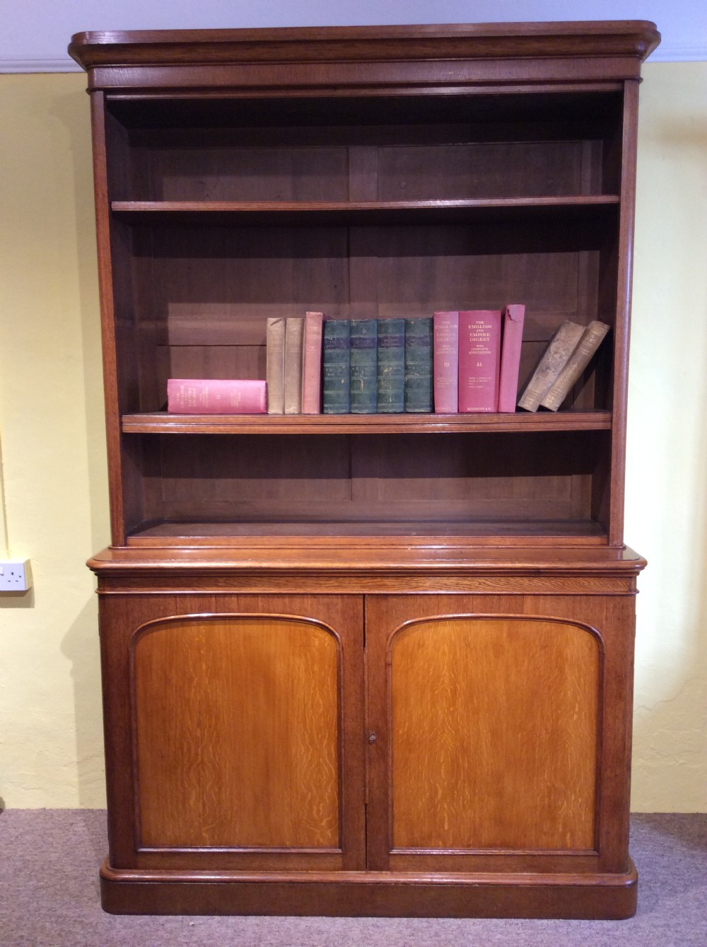 19thC Oak bookcase