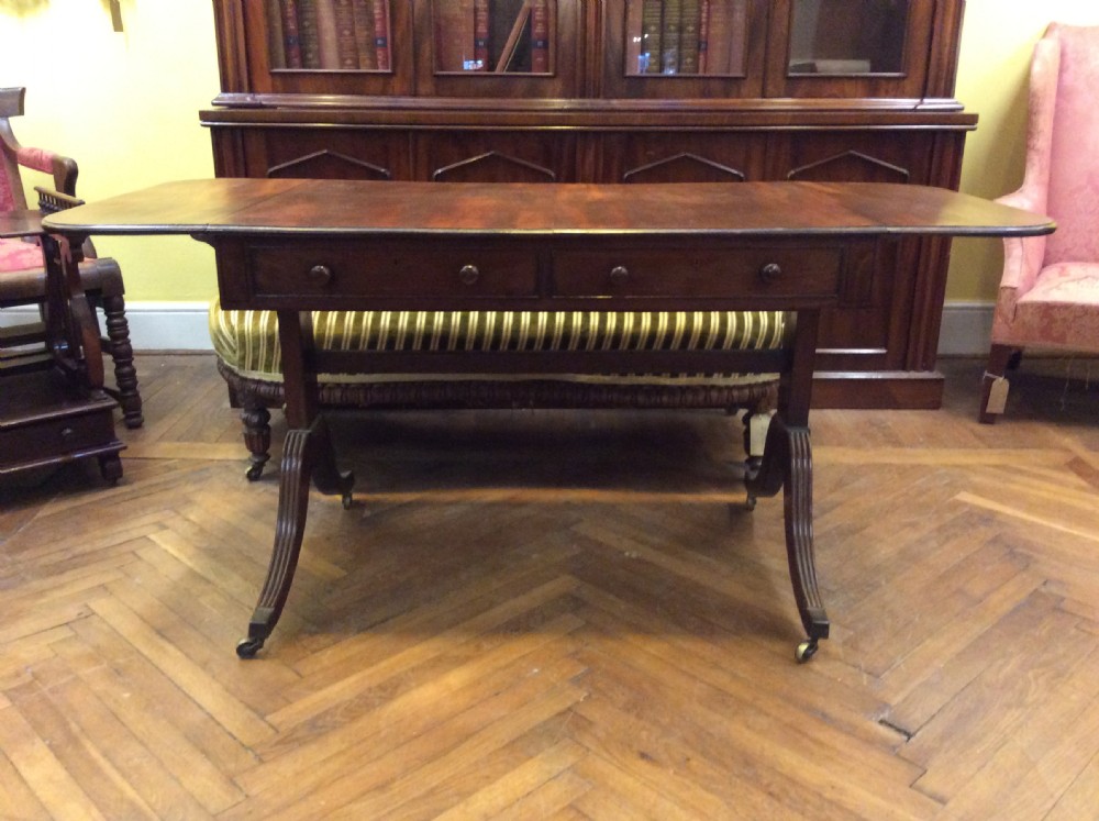 Regency Mahogany sofa table View II