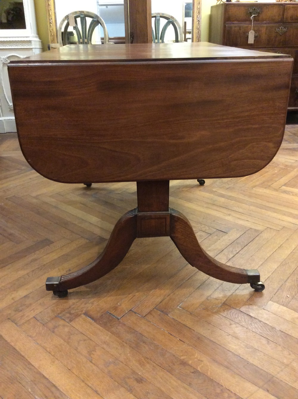 Regency Mahogany sofa table View IX