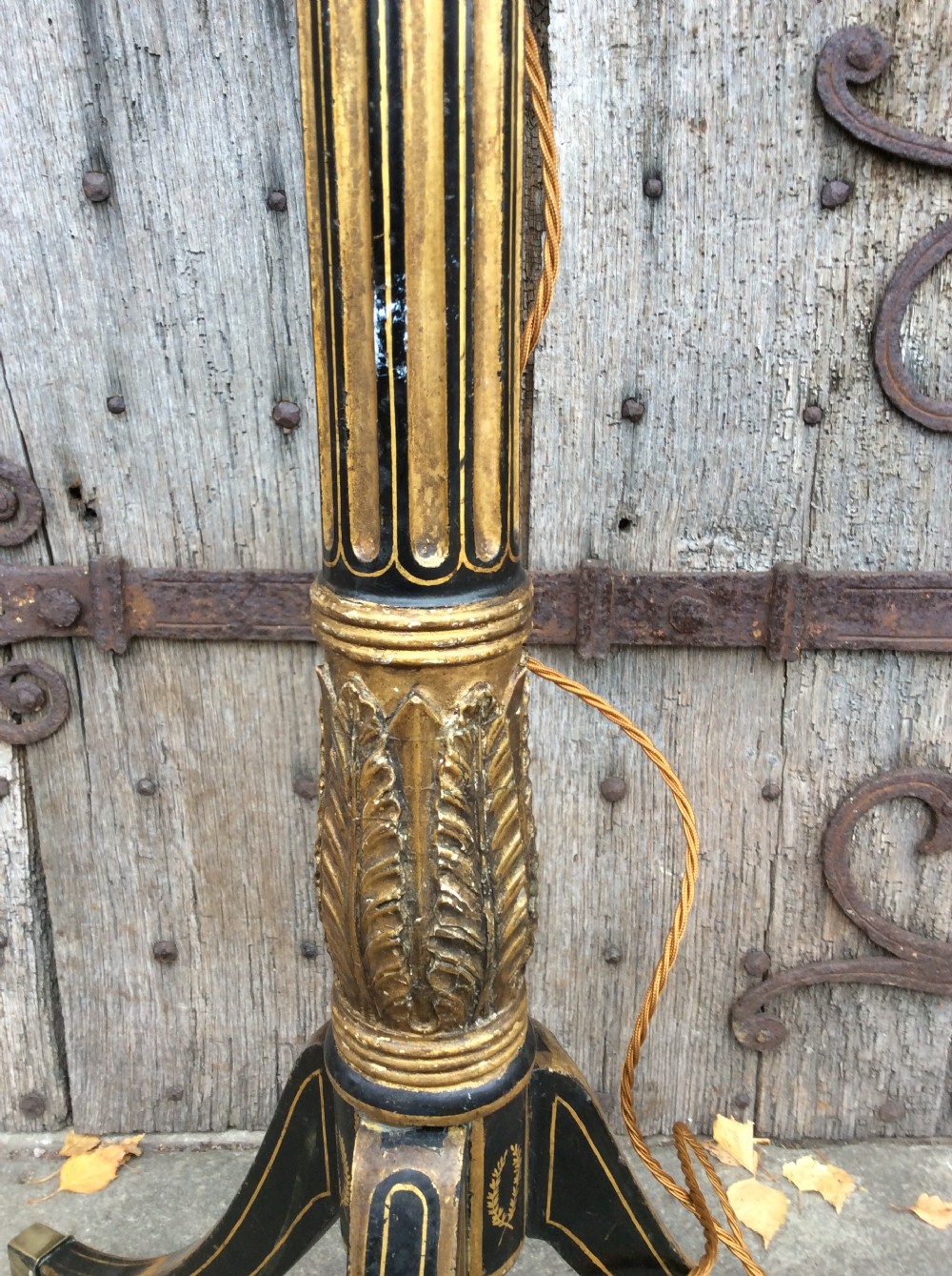 Regency decorated lamp  View II