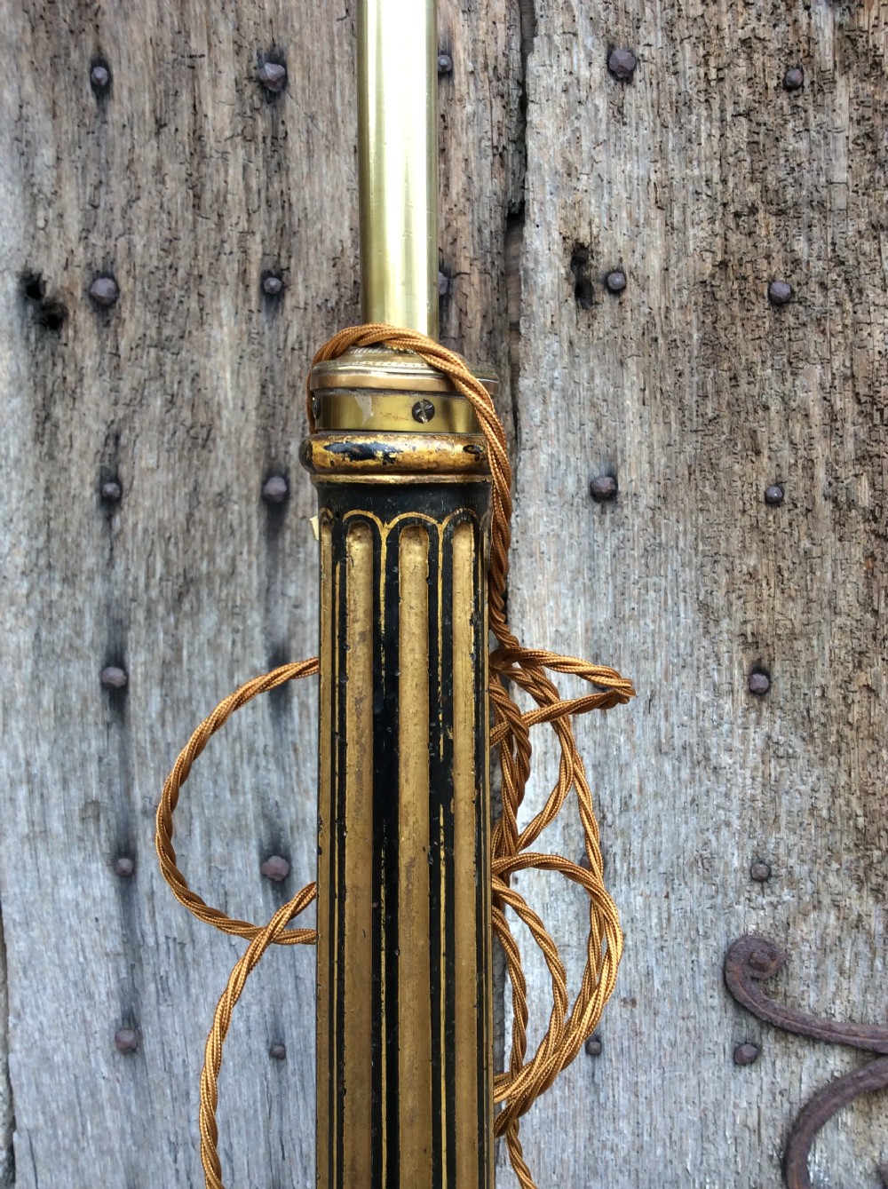 Regency decorated lamp  View III