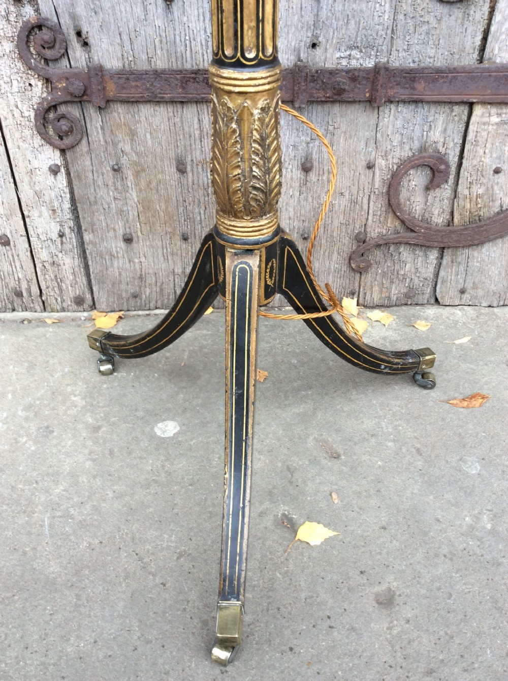 Regency decorated lamp  View IV