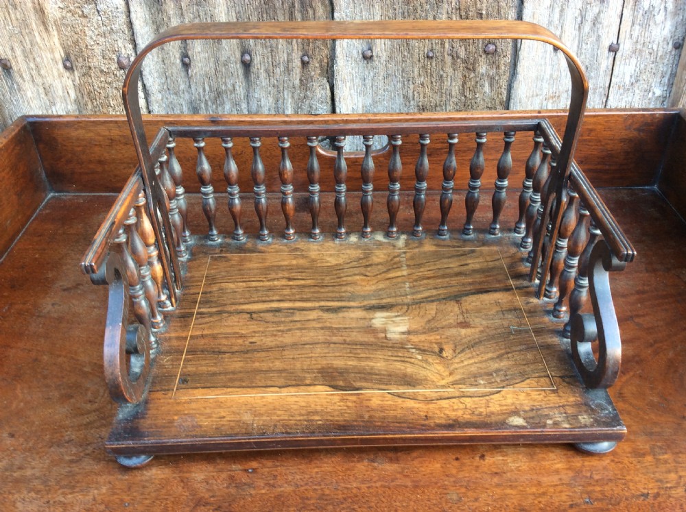 Regency rosewood desk book holder View V