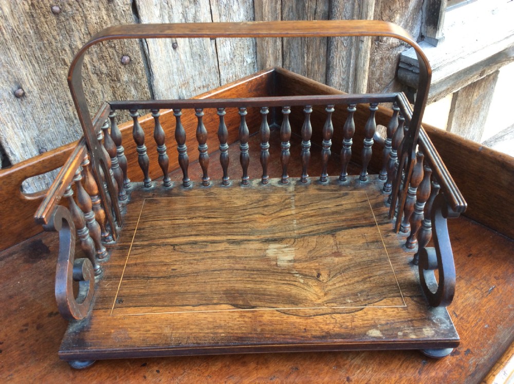 Regency rosewood desk book holder View VI
