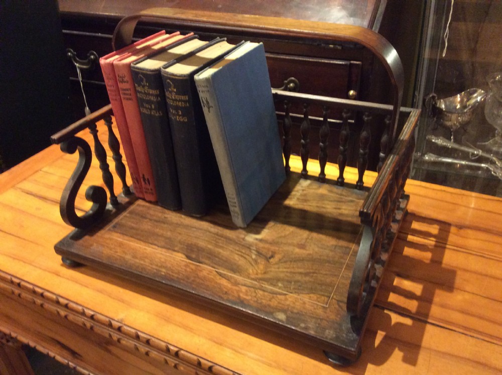 Regency rosewood desk book holder View VIII