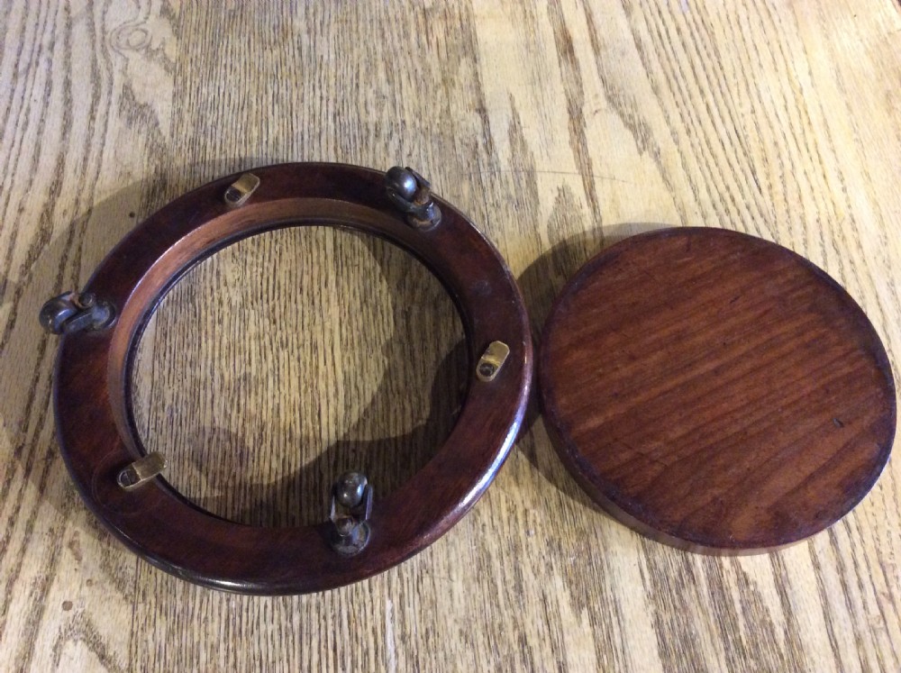 A near pair of mahogany coasters c.1820 View II