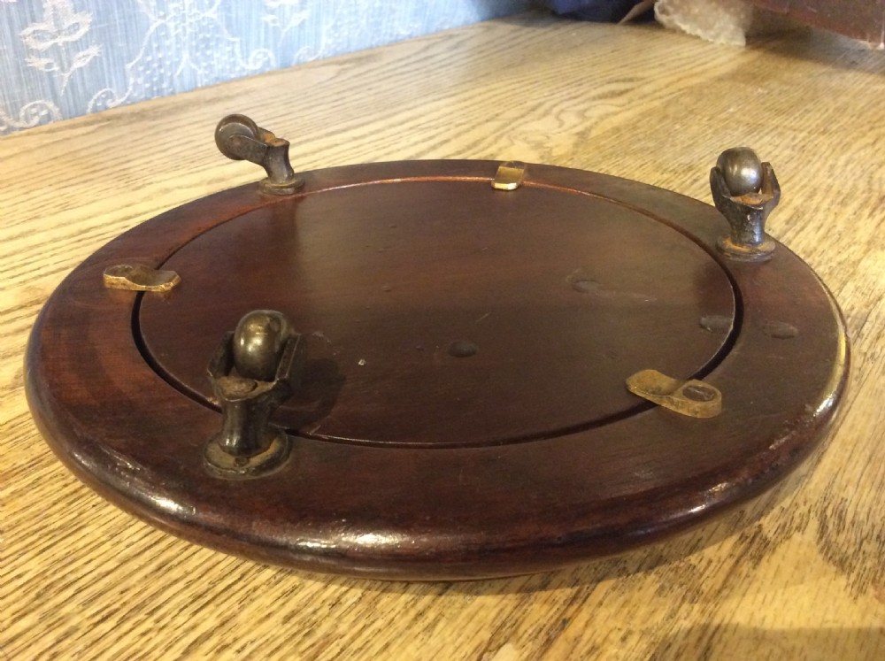 A near pair of mahogany coasters c.1820 View III