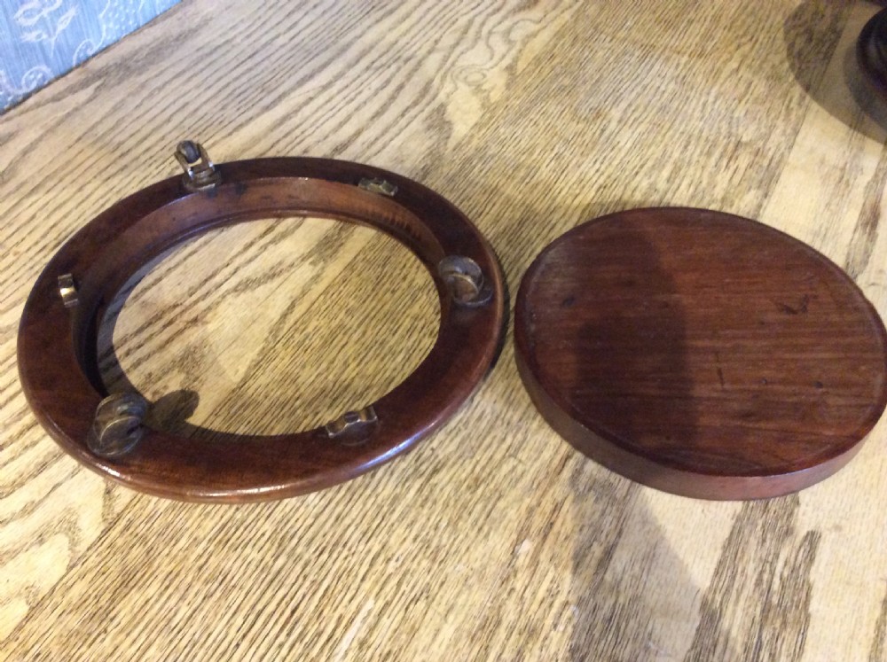 A near pair of mahogany coasters c.1820 View V