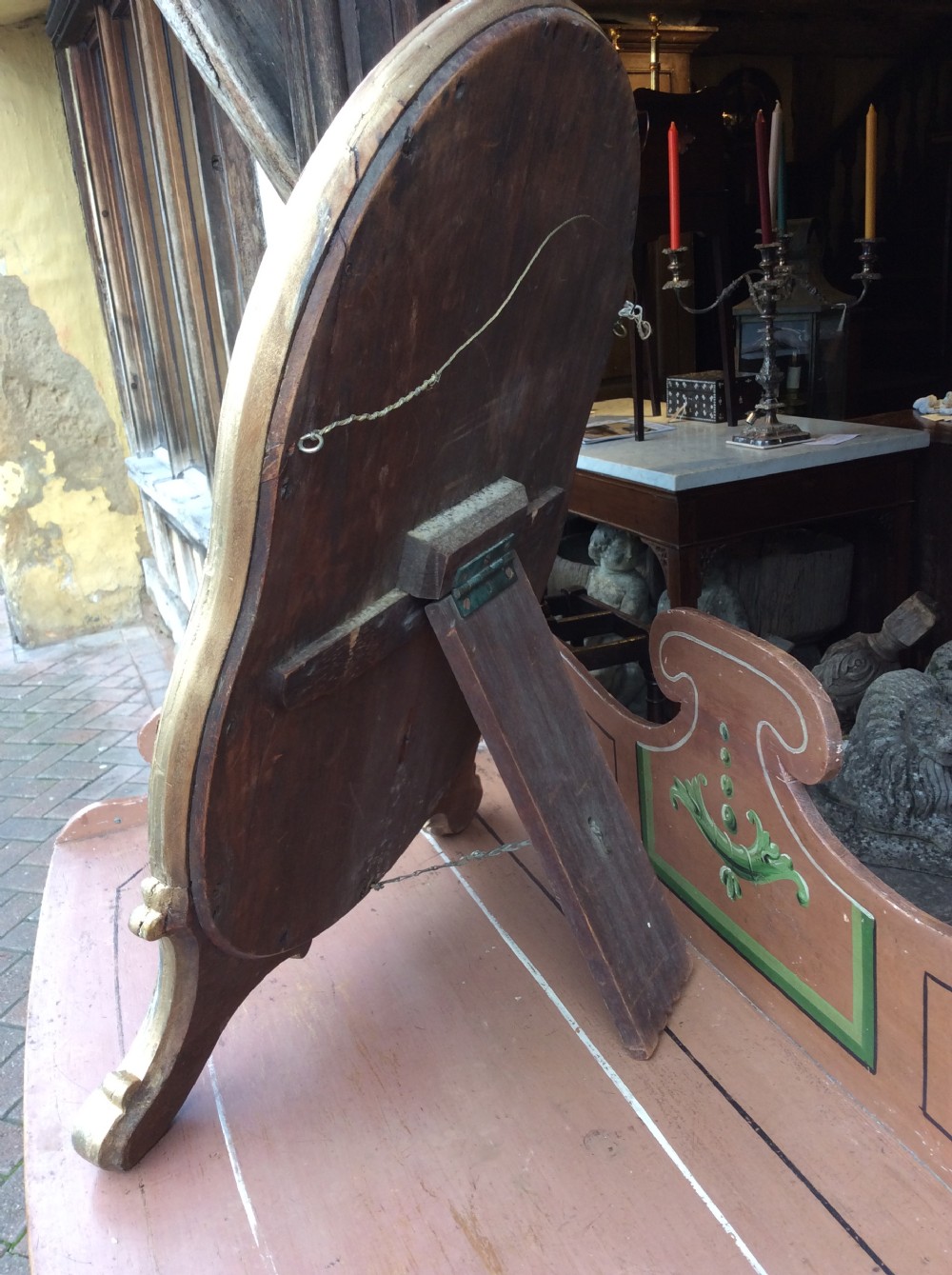 Mid 19thC Kingwood & parcel gilt dressing table mirror View III