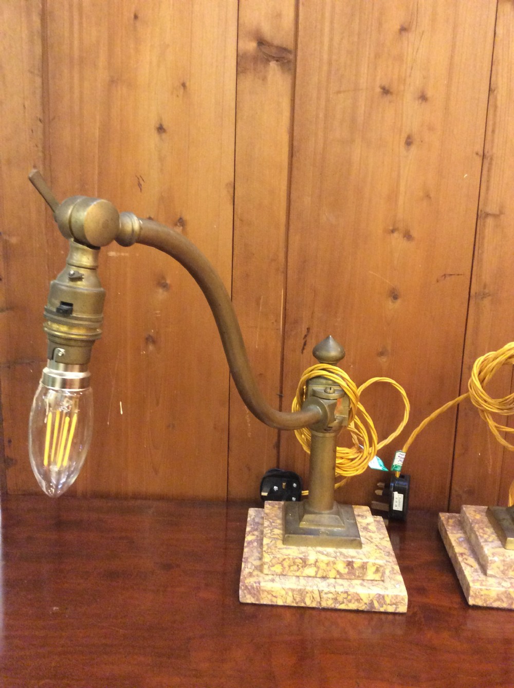 Pair of  desk table lamps View IV