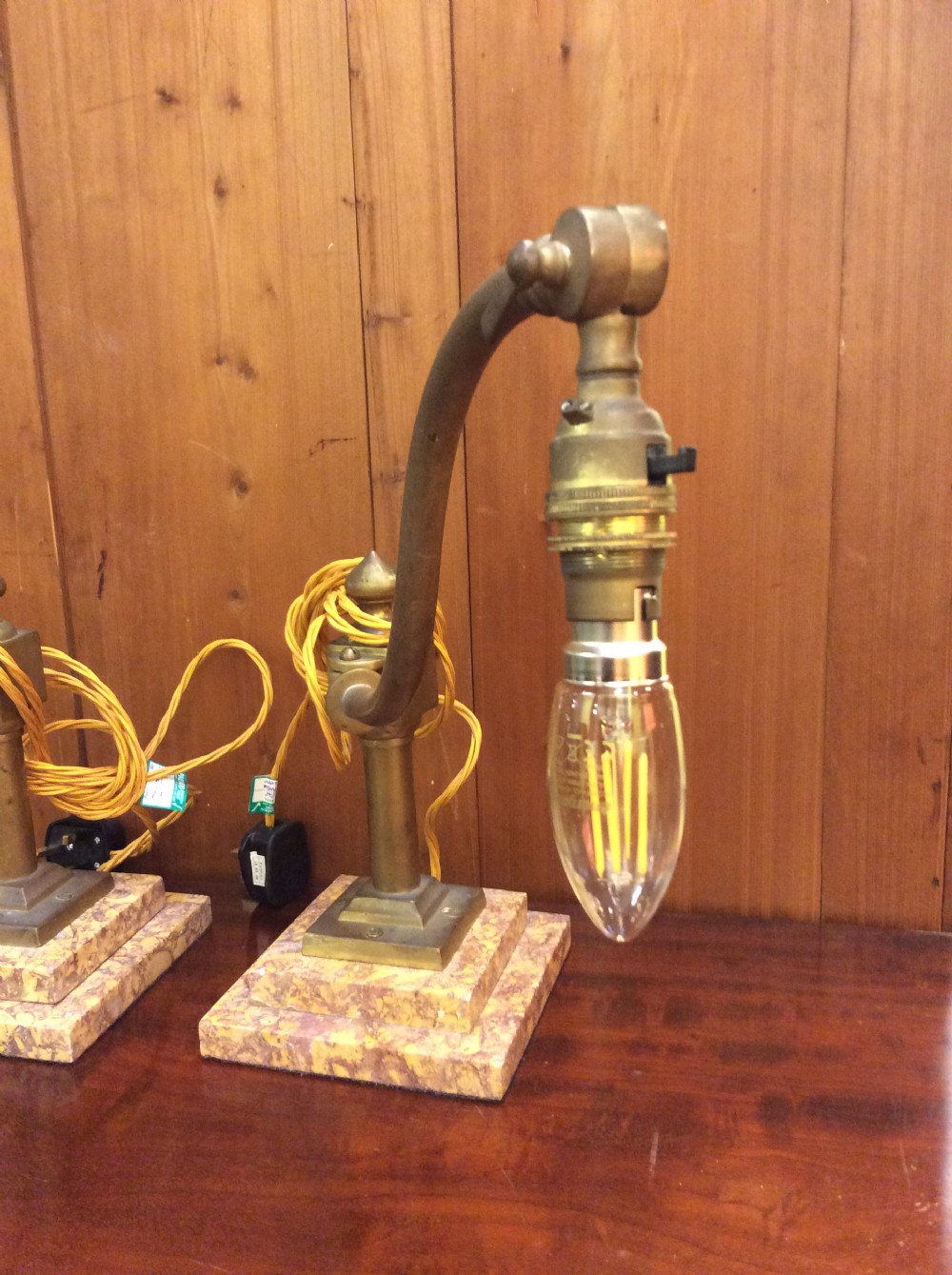 Pair of  desk table lamps View VI