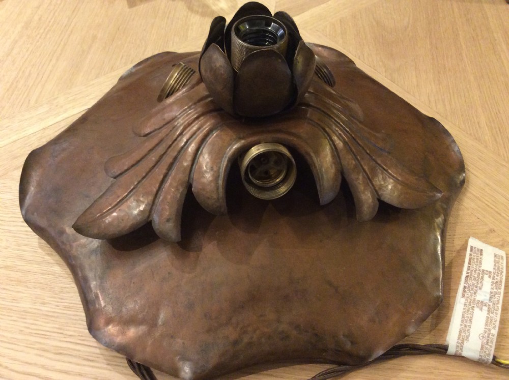 Copper ceiling  light fitting  View II