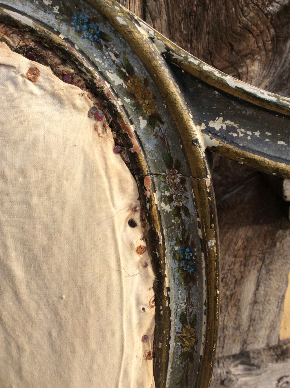 Pair of early 19thC painted & decorated  armchairs View VI