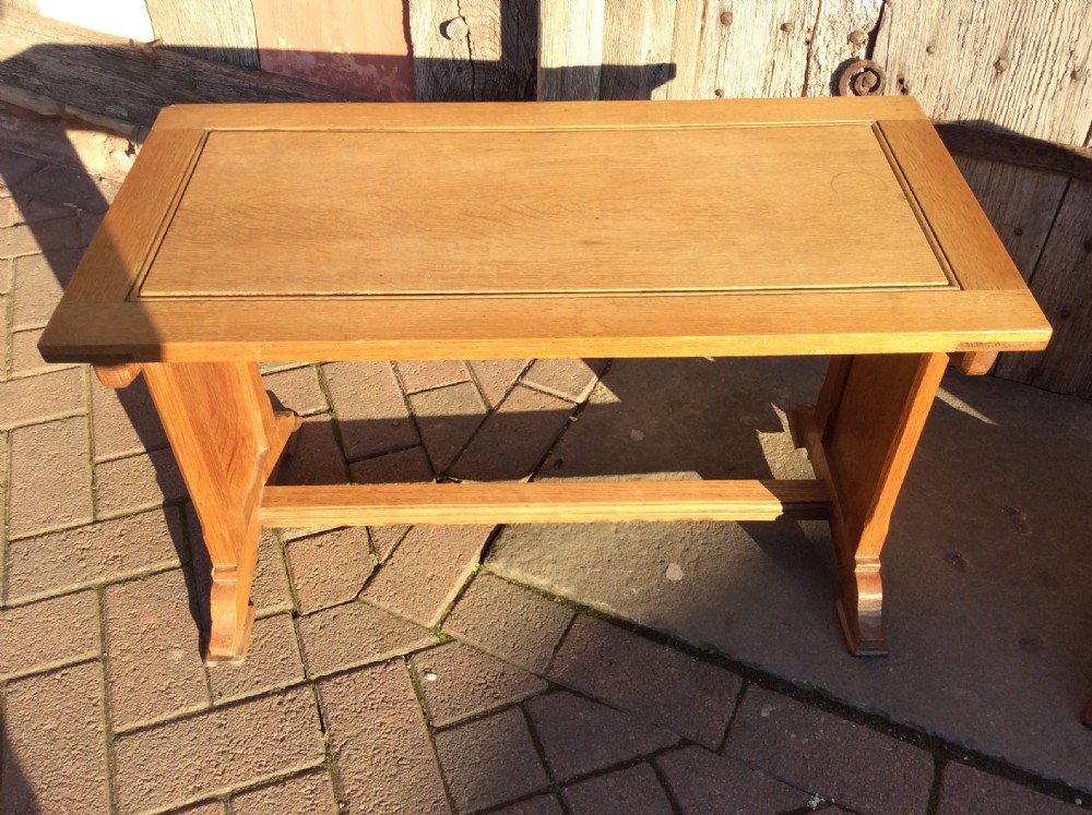 Cotswold school Oak rectangular shape table View II