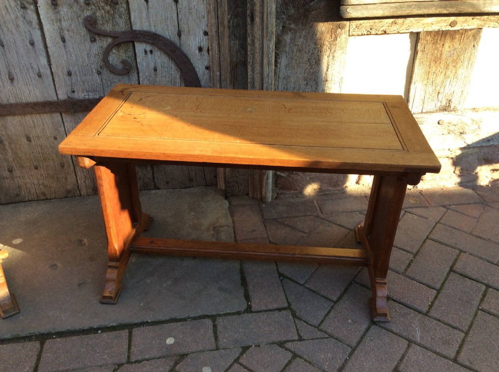 Cotswold school Oak rectangular shape table View III