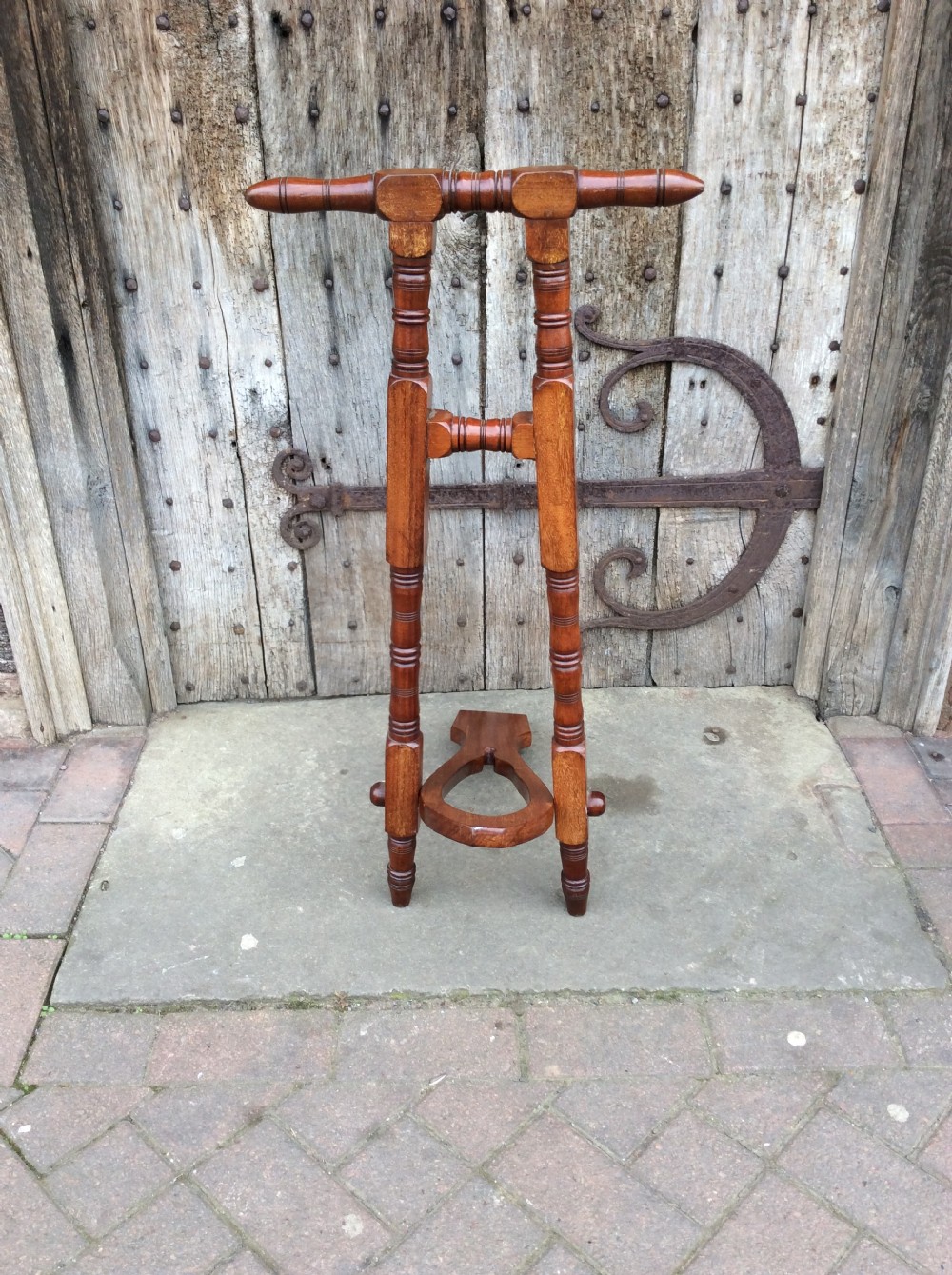 19thC Mahogany boot jack View IV