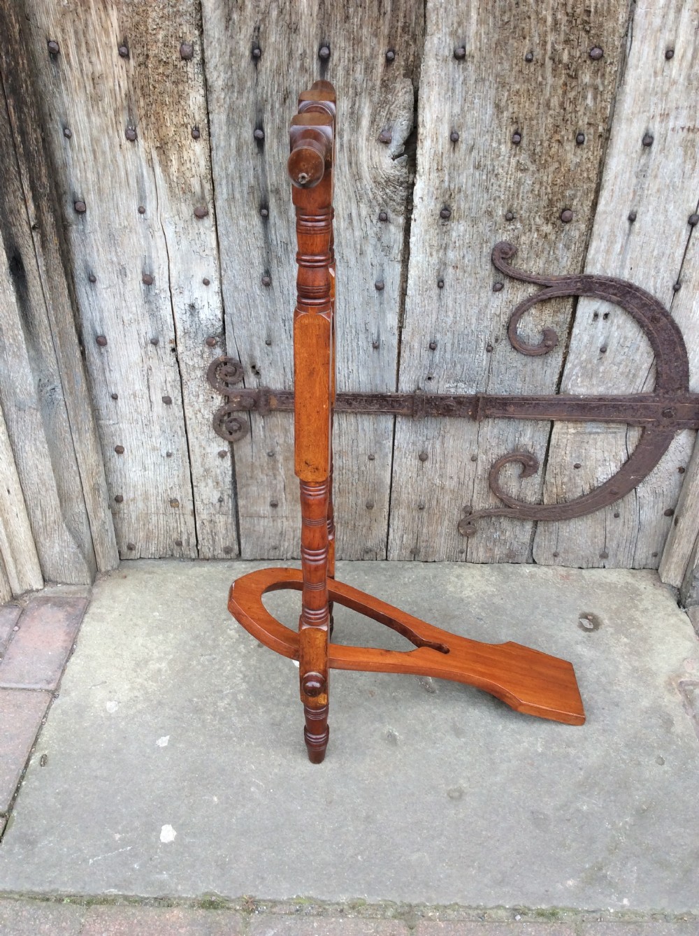 19thC Mahogany boot jack View VII