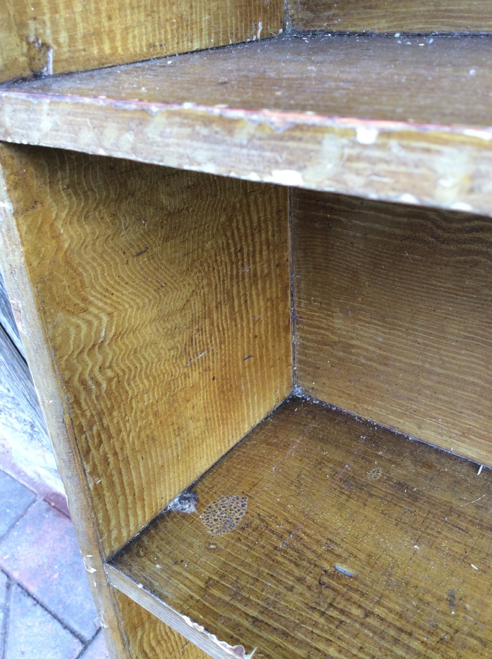 A set of 19thC country wall shelves View VI