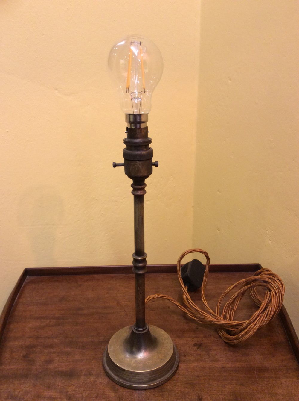 An early 20thC table lamp, English c 1920