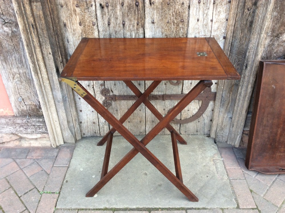 18thC Mahogany butler’s extending table and tray View VII