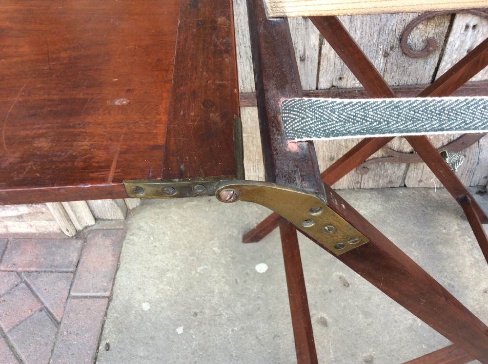 18thC Mahogany butler’s extending table and tray View X