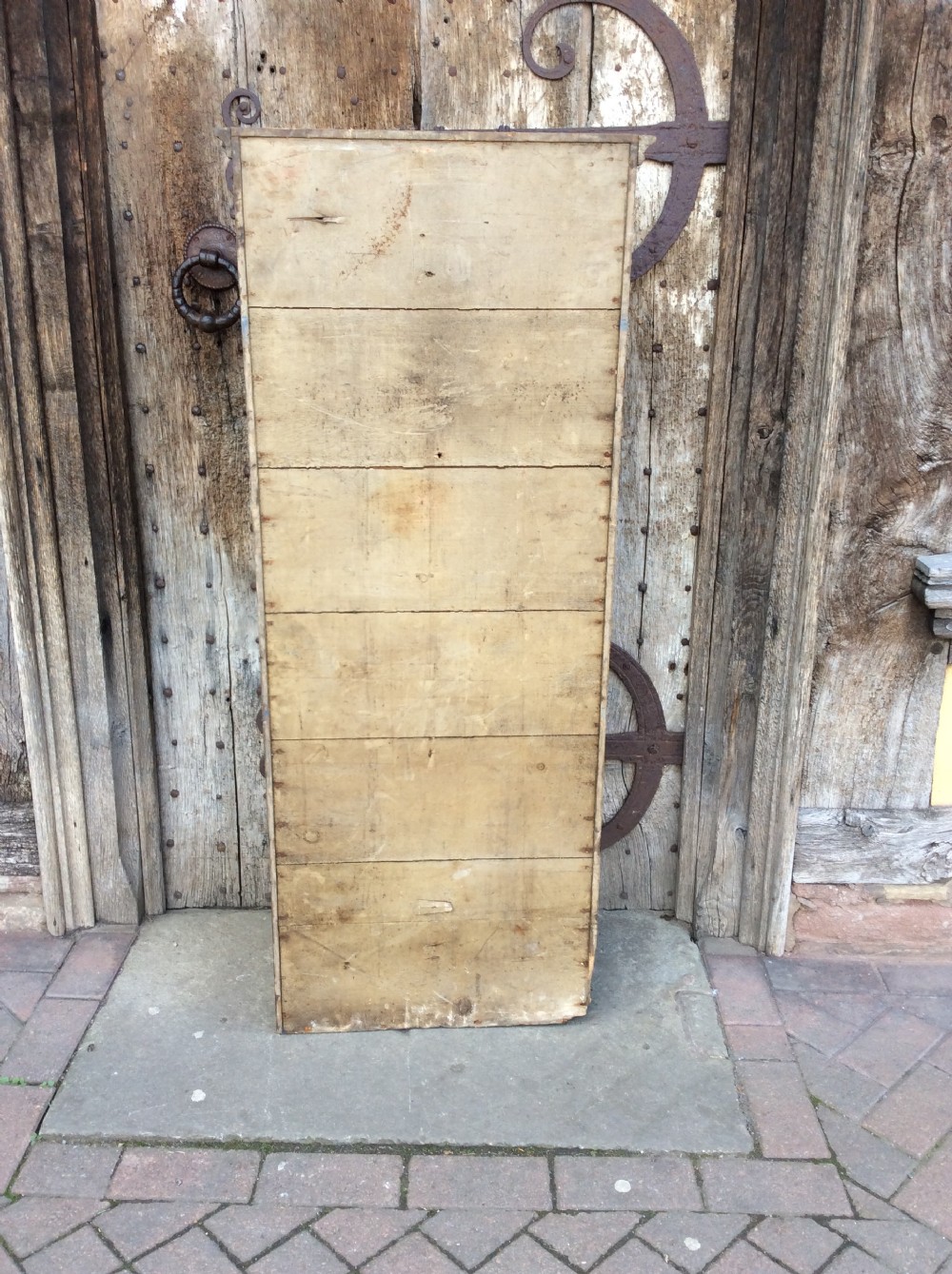 A 19thC Country house painted pine cupboard View VII