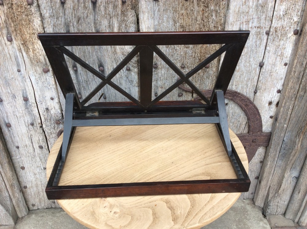 A very good quality Regency rosewood  folding music stand View III