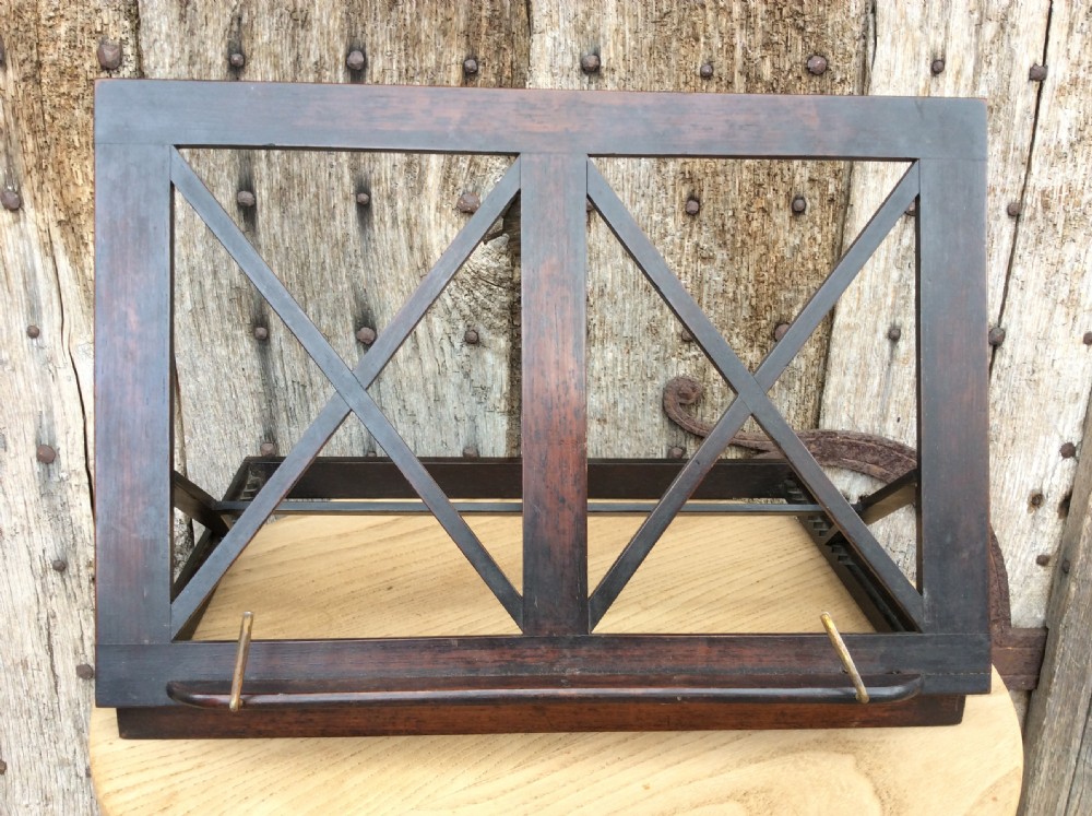 A very good quality Regency rosewood  folding music stand View V