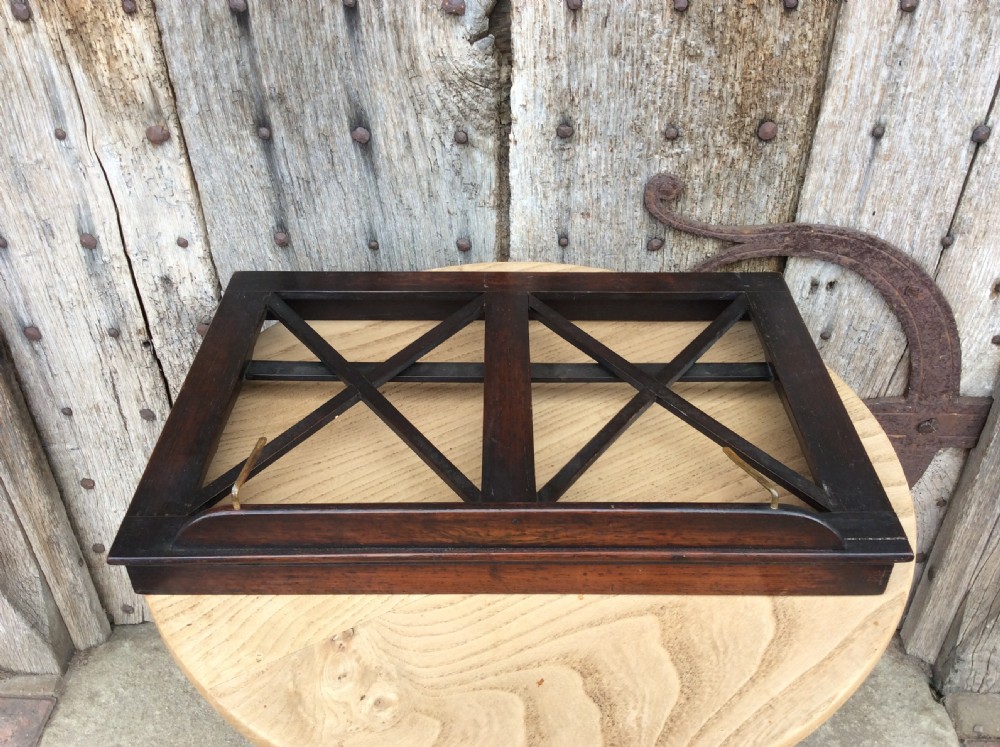 A very good quality Regency rosewood  folding music stand View VI