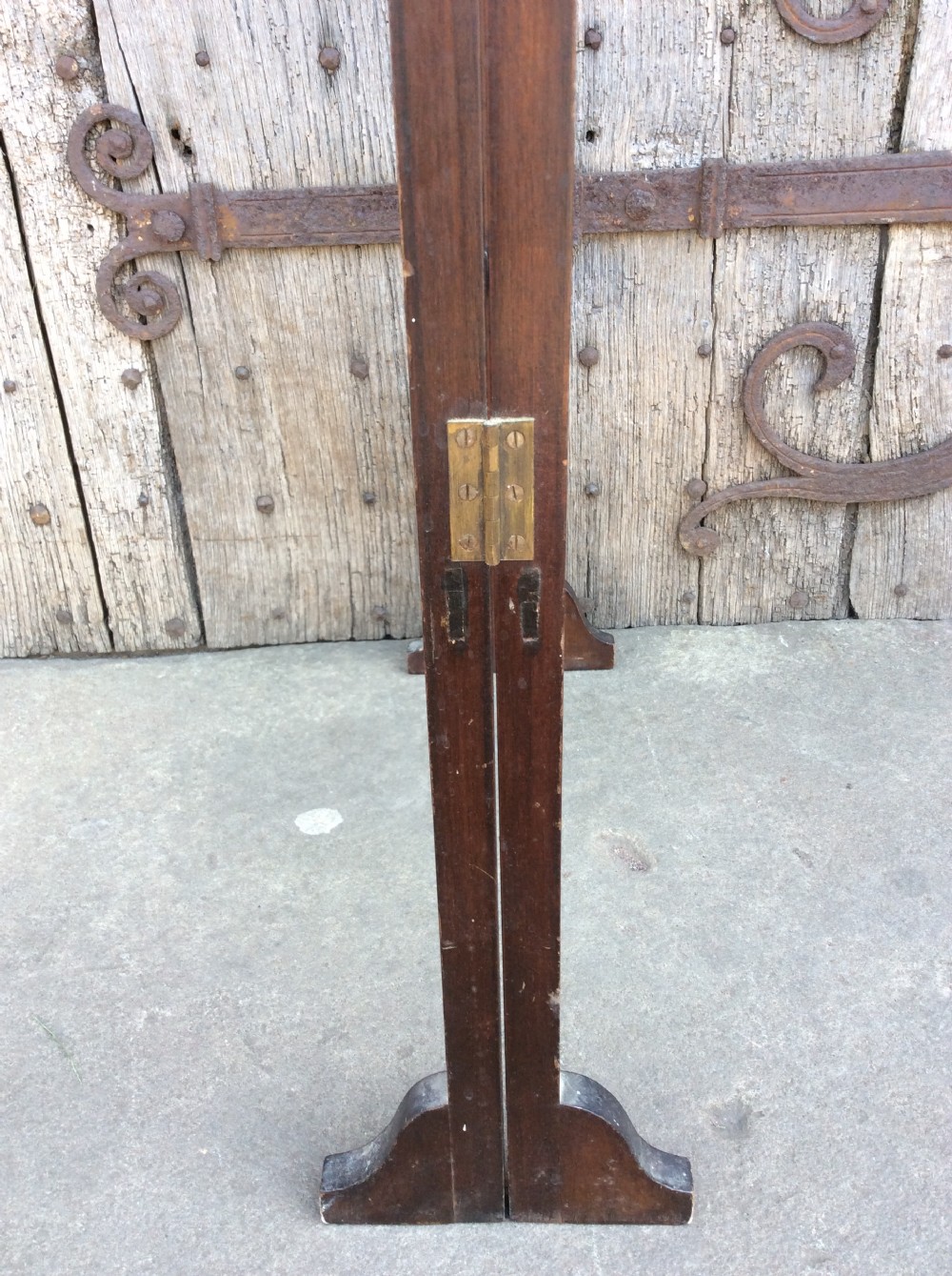 A Mahogany 2 fold towel rail View VI