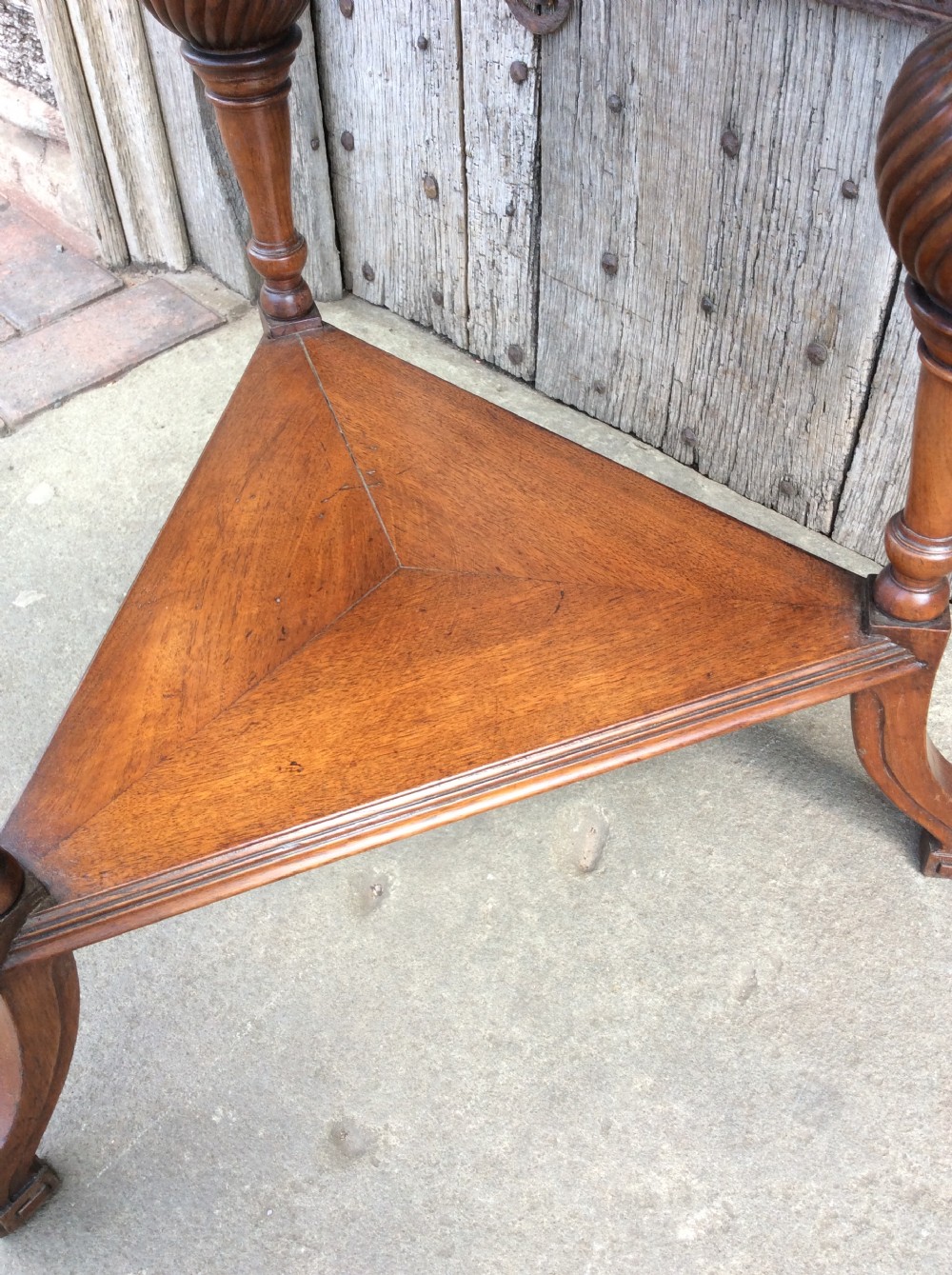 A 19thC Howard & Sons walnut table View IV
