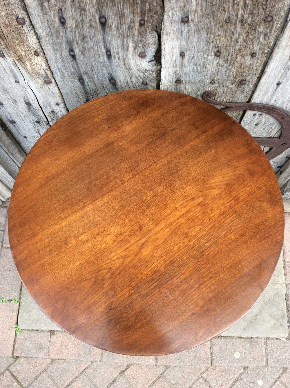 A 19thC Howard & Sons walnut table View V