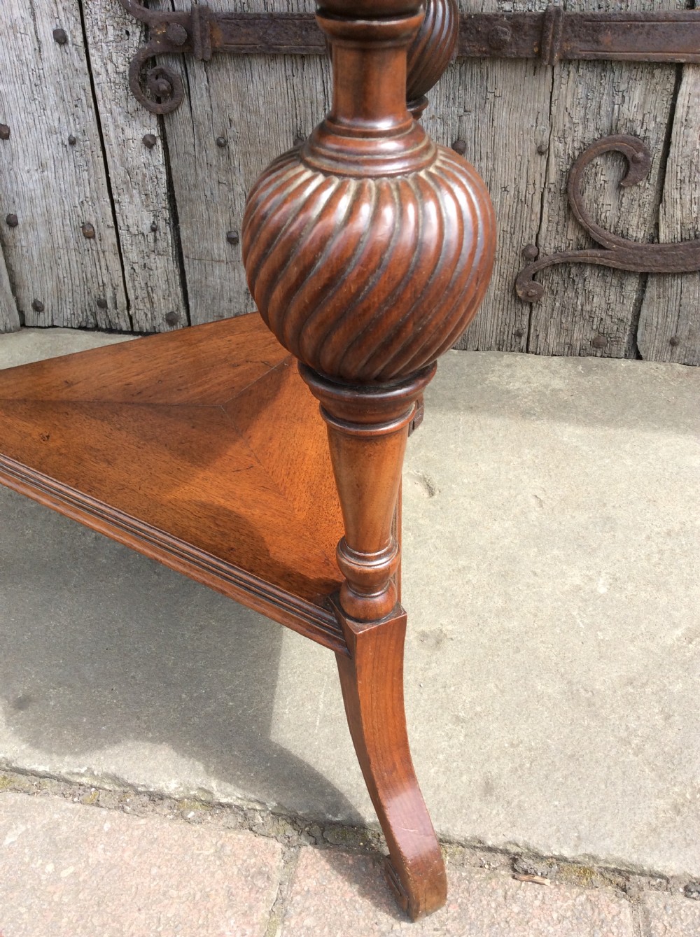 A 19thC Howard & Sons walnut table View VIII