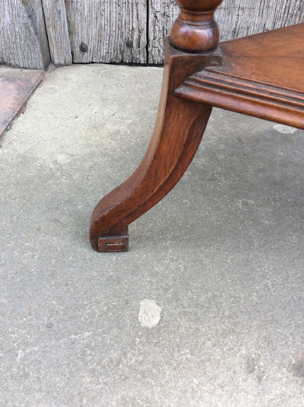 A 19thC Howard & Sons walnut table View X