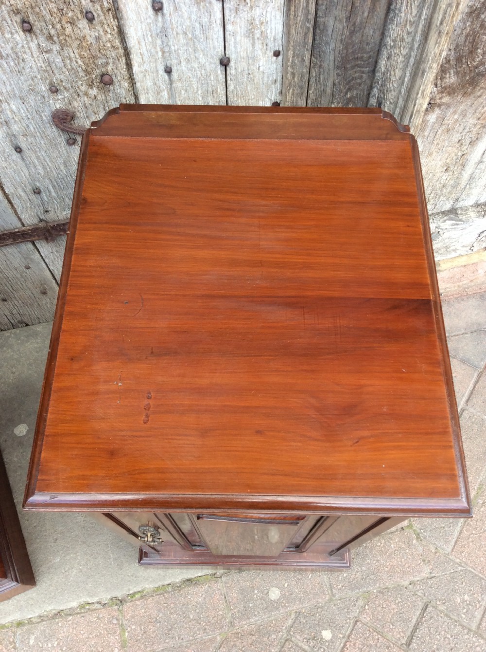 A pair of 19thC mahogany bedside cabinets View VI