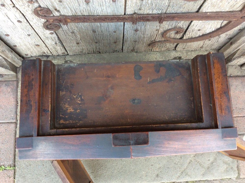 An Early 19thC architectural mahogany wall cabinet View VII