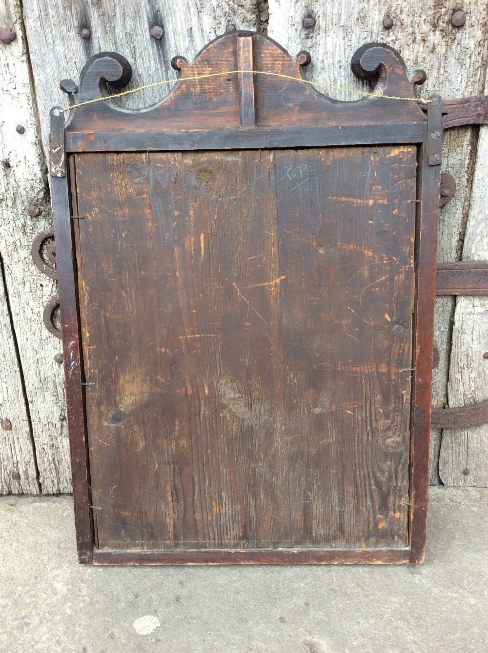 George II Mahogany bevelled mirror View VI