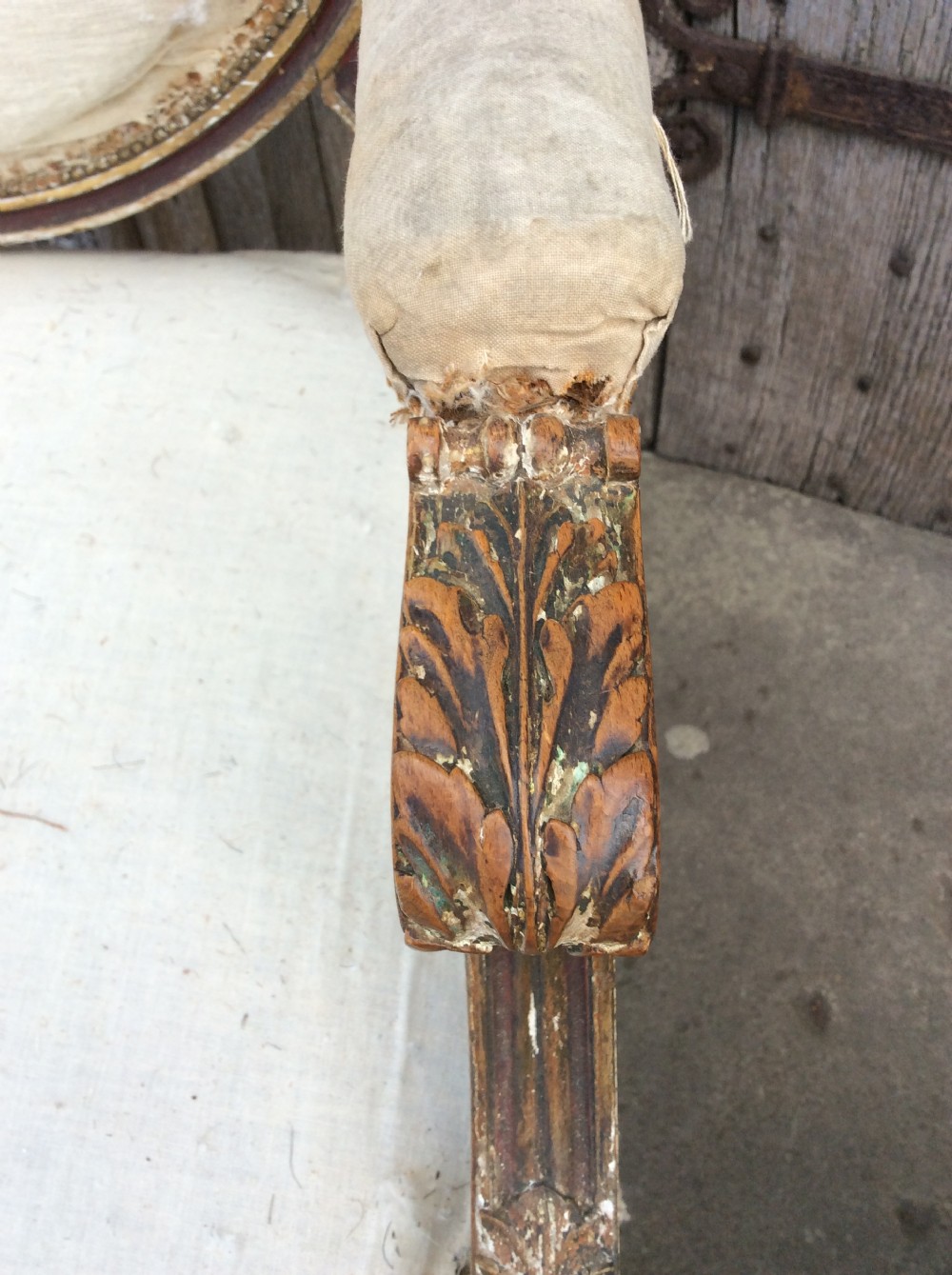 A pair of 19thC French country house elbow armchairs View XV