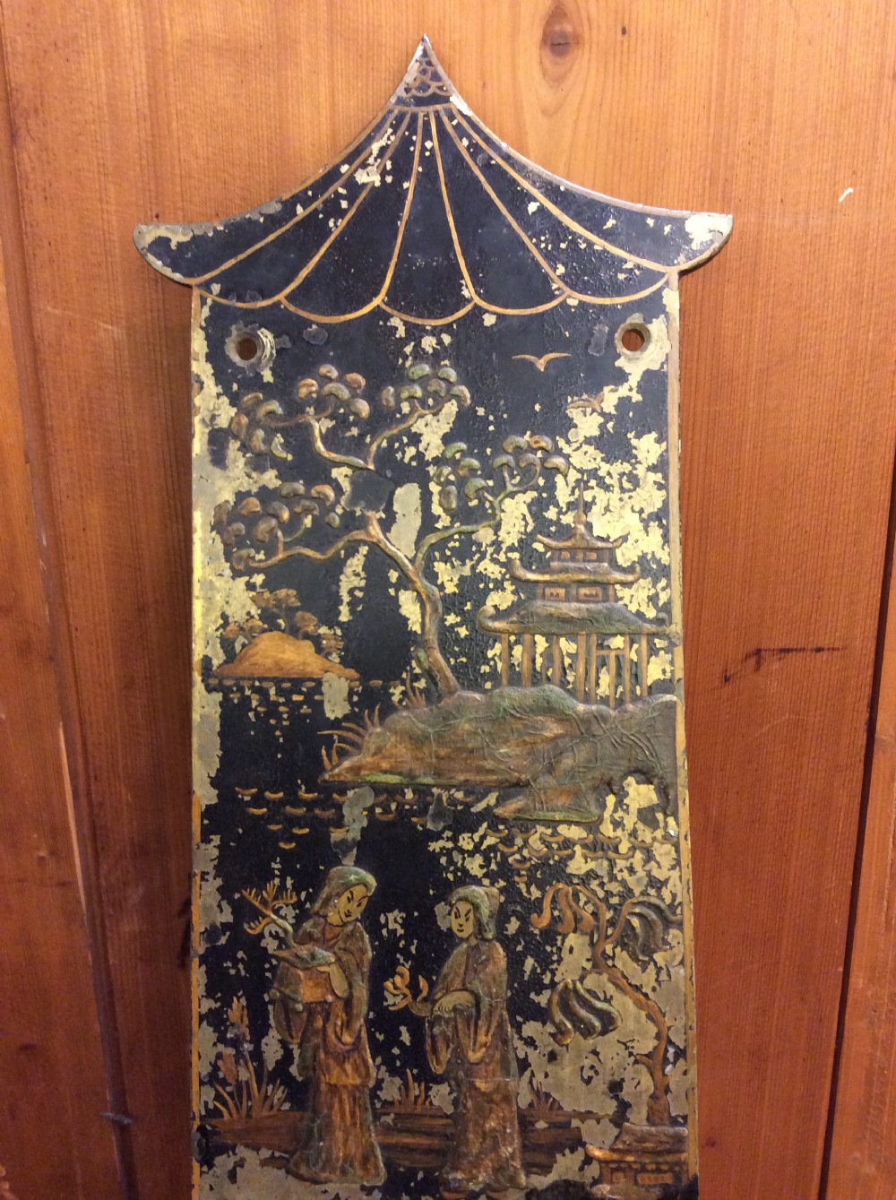 A 19thC lacquered wall light  View VII