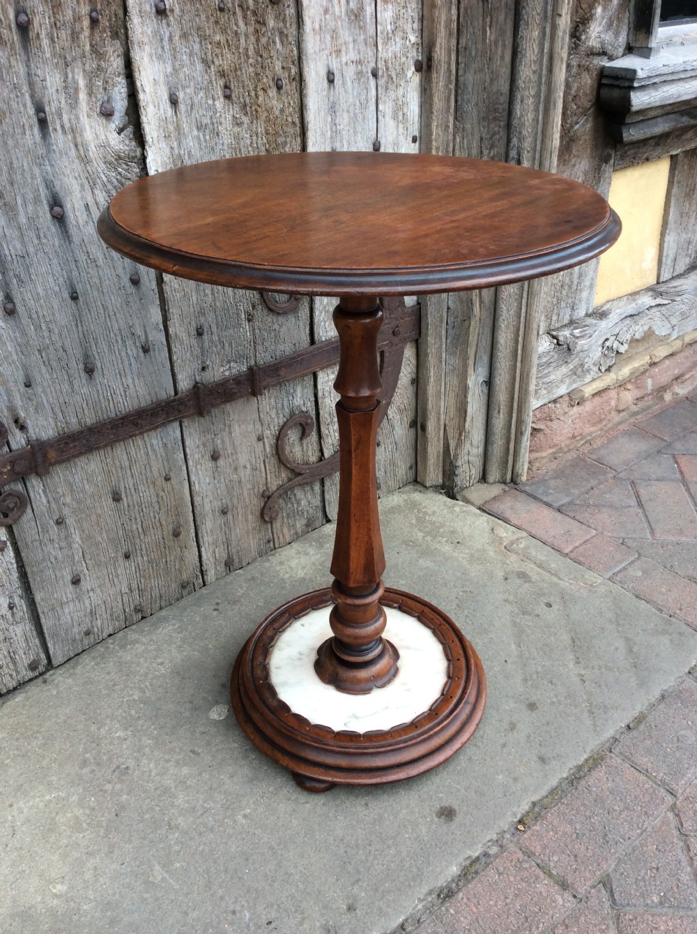 A 19thC Mahogany lamp table